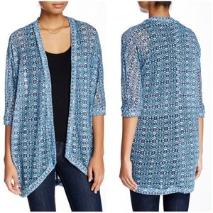 Painted Threads Elizabeth Ikat Open Knit Cardigan